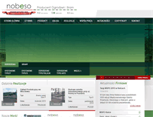 Tablet Screenshot of nobeso.pl